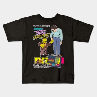 Build "Big Frankie" Vintage 60s Frankenstein Model Kids T-Shirt